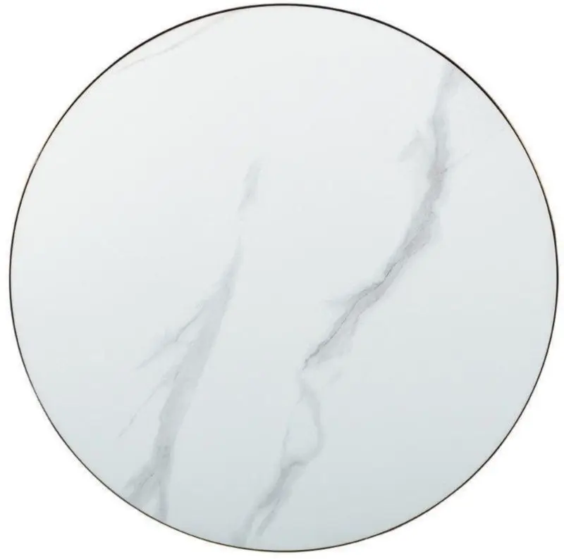 Masa pentru reviste Signal Aries 50 (White/Gold)