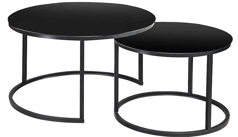 Masa pentru reviste Signal Atlanta D (Black/Black Matt)