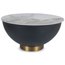 Masa pentru reviste Signal Cyprus A 73 (White/Black/Gold) Thumb