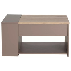 Masa pentru reviste Signal Drop (Alpine Oak/Beige) Thumb