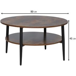 Masa pentru reviste Signal Ella A (Brown/Black) Thumb