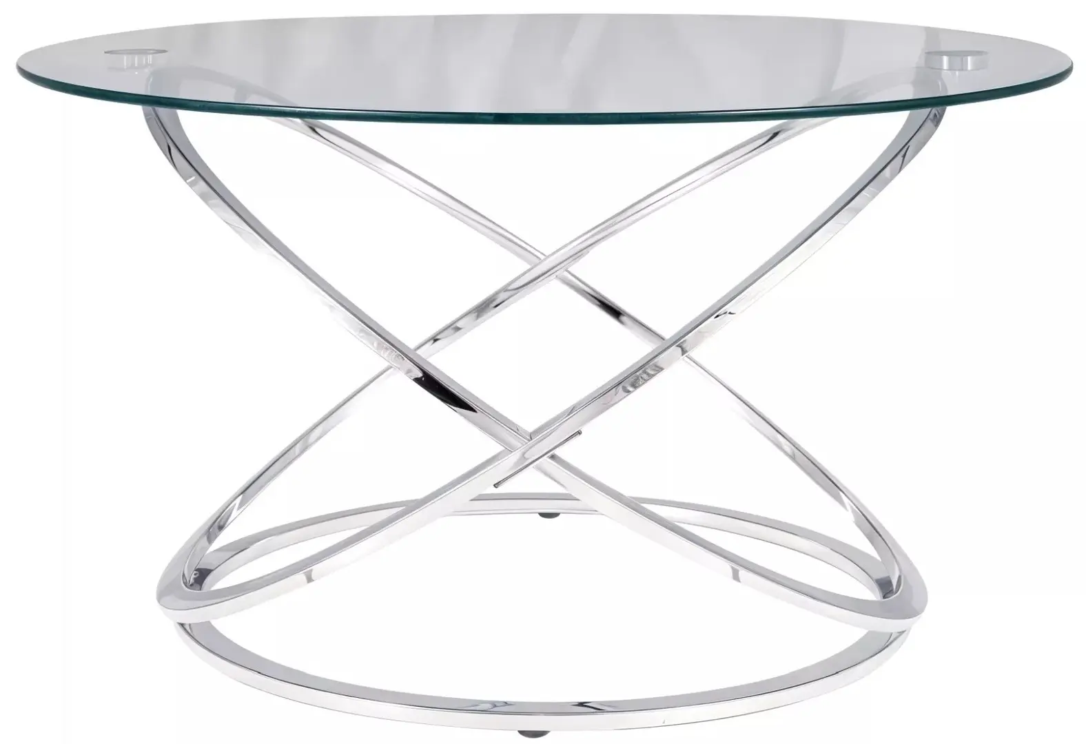 Журнальный столик Signal Eos B (Chrome/Transparent)