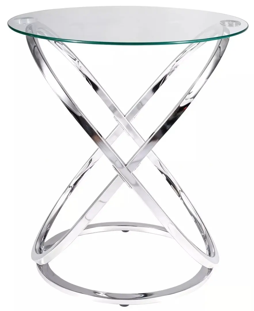 Masa pentru reviste Signal Eos C (Chrome/Transparent)