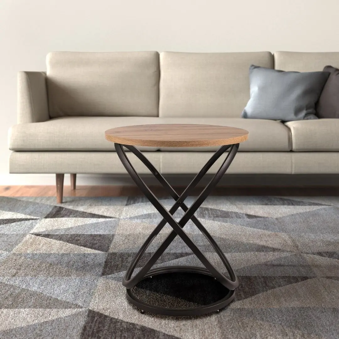 Masa pentru reviste Signal Eos E (Artisan Oak/Black)