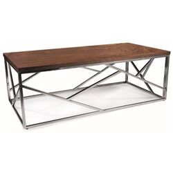 Masa pentru reviste Signal Escada A (Walnut/Silver) Thumb