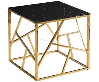 Masa pentru reviste Signal Escada B II (Black Marble/Gold)