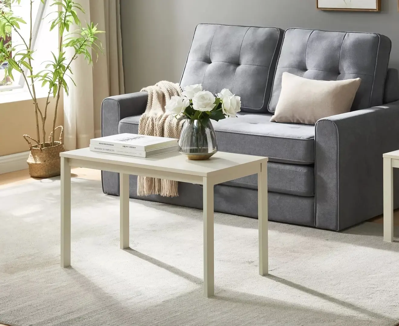 Masa pentru reviste Signal Frost L3 (Off White)