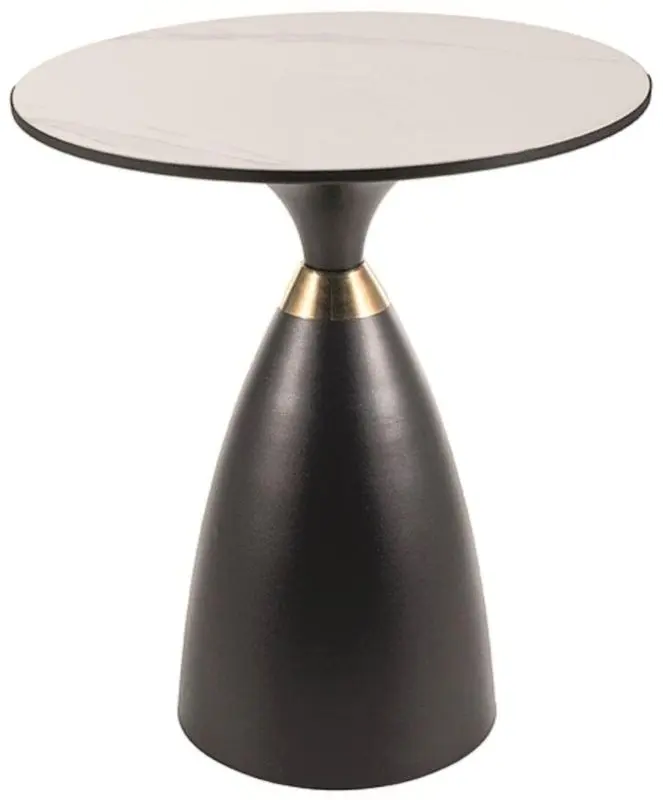 Masa pentru reviste Signal Gemini 50 (White/Black/Gold)