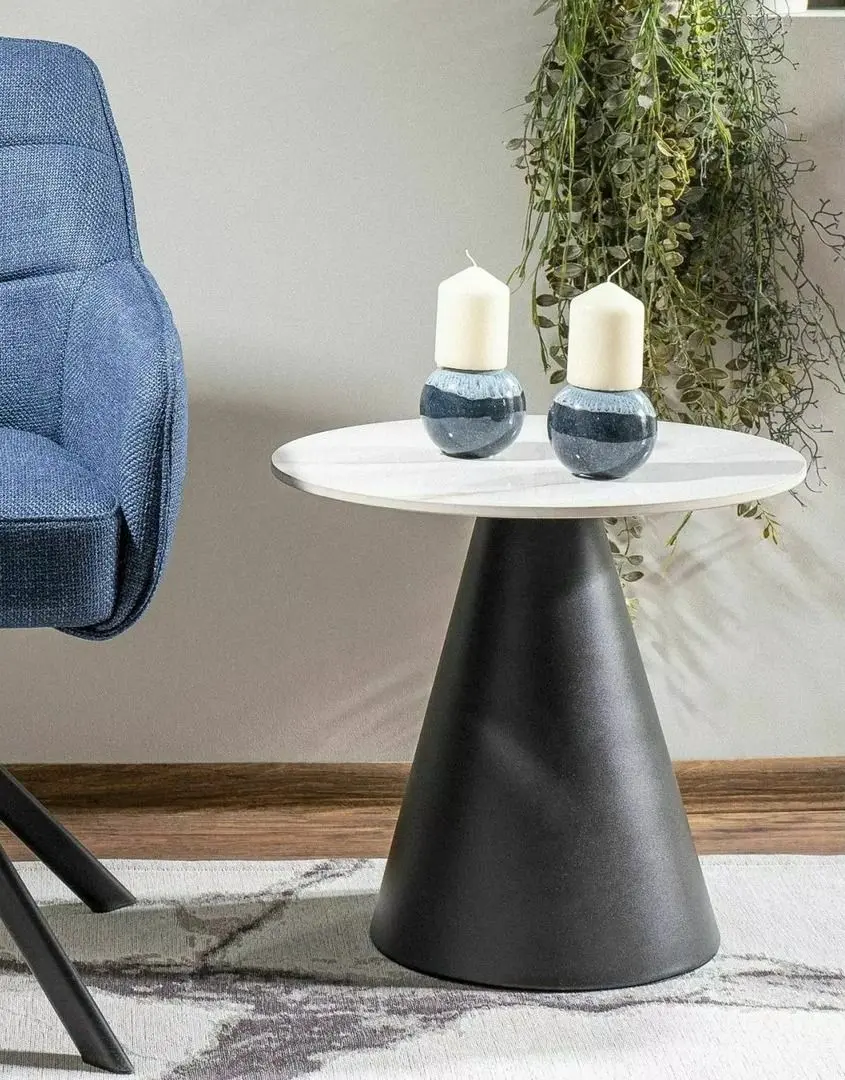 Masa pentru reviste Signal Hill FI50 (White/Black)