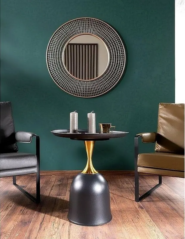 Masa pentru reviste Signal Libra (Black/Gold) - 6