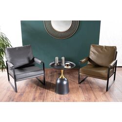 Masa pentru reviste Signal Libra (Black/Gold) Thumb