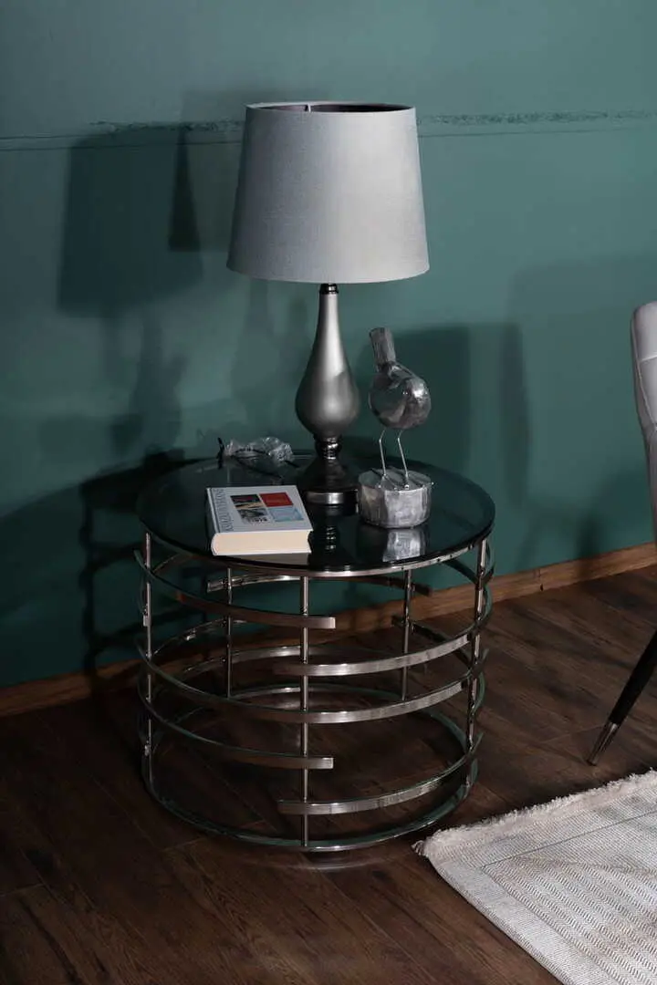 Masa pentru reviste Signal Livia (Smoke/Silver)