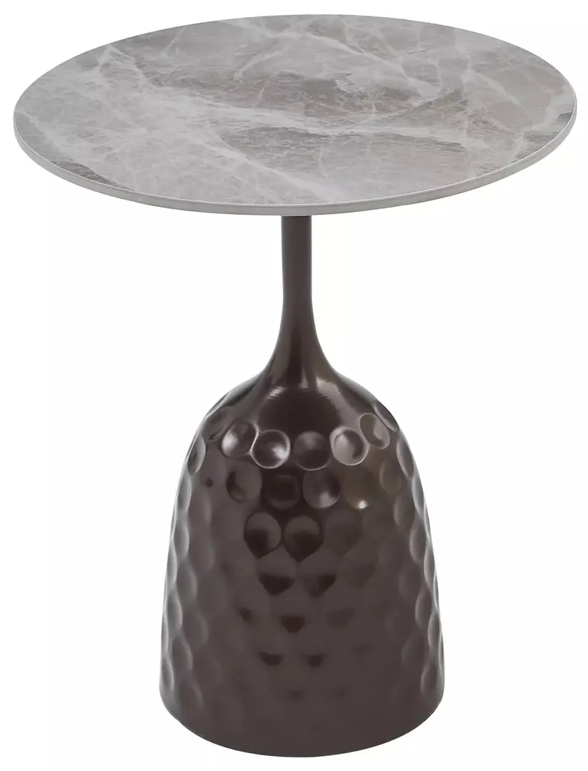 Masa pentru reviste Signal Mutti (Grey Marble/Antique Bronze)