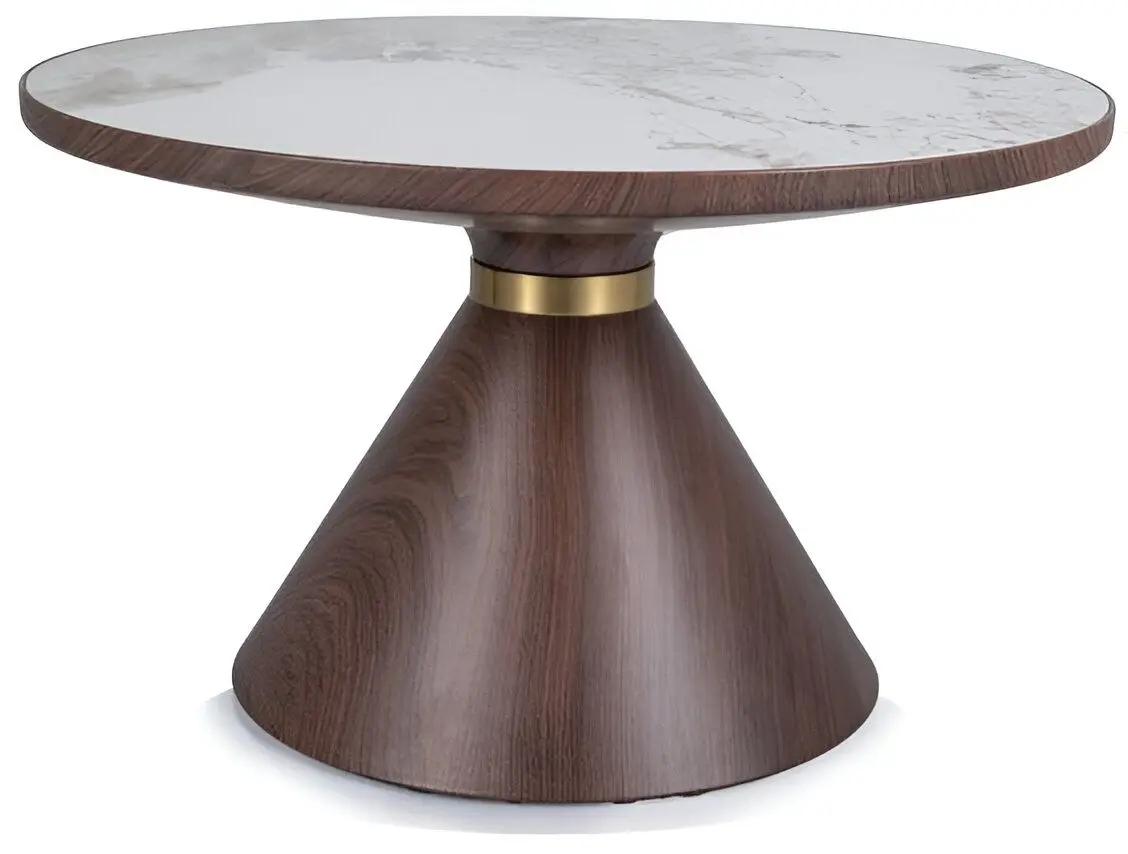 Masa pentru reviste Signal Napa A FI70 (White/Brown/Gold) - 2