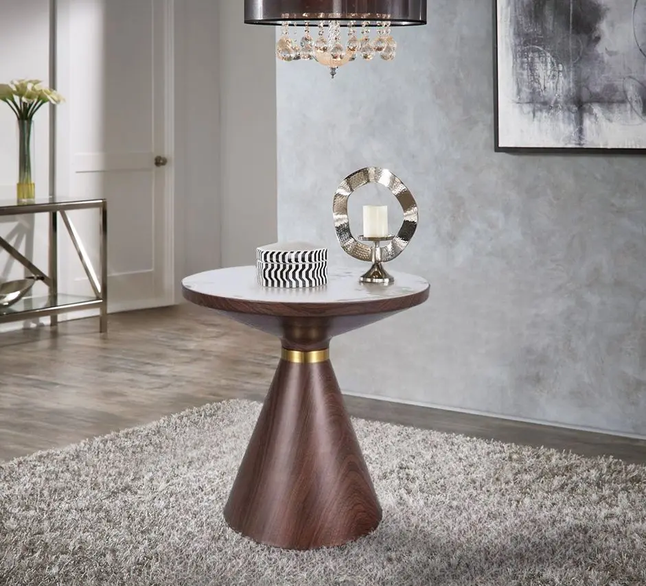 Журнальный столик Signal Napa B FI50 (White/Brown/Gold)