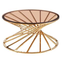 Журнальный столик Signal Ottavia A (Smoky Amber/Golden)