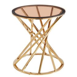 Журнальный столик Signal Ottavia B (Smoky Amber/Golden)