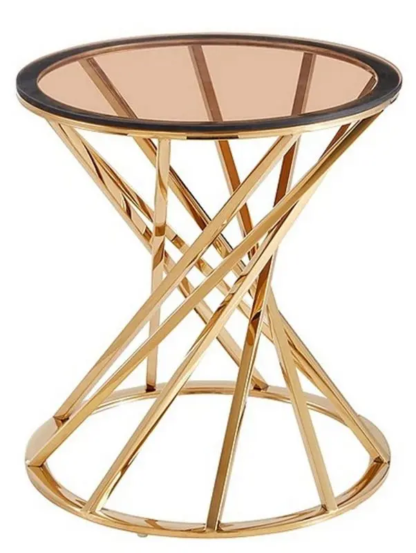 Журнальный столик Signal Ottavia B (Smoky Amber/Golden)