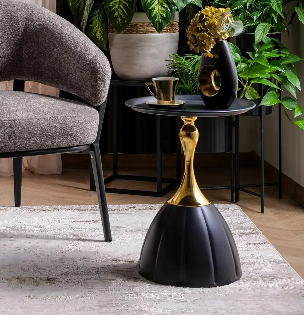 Masa pentru reviste Signal Piana (Black/Gold)