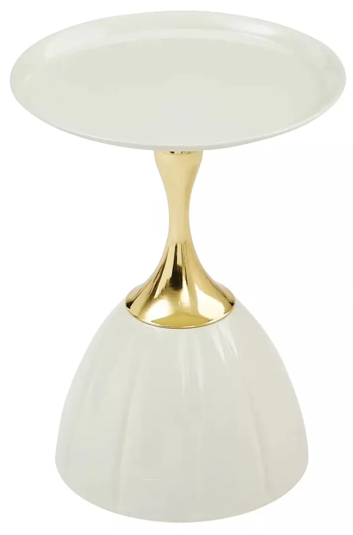 Masa pentru reviste Signal Piana (White/Gold)