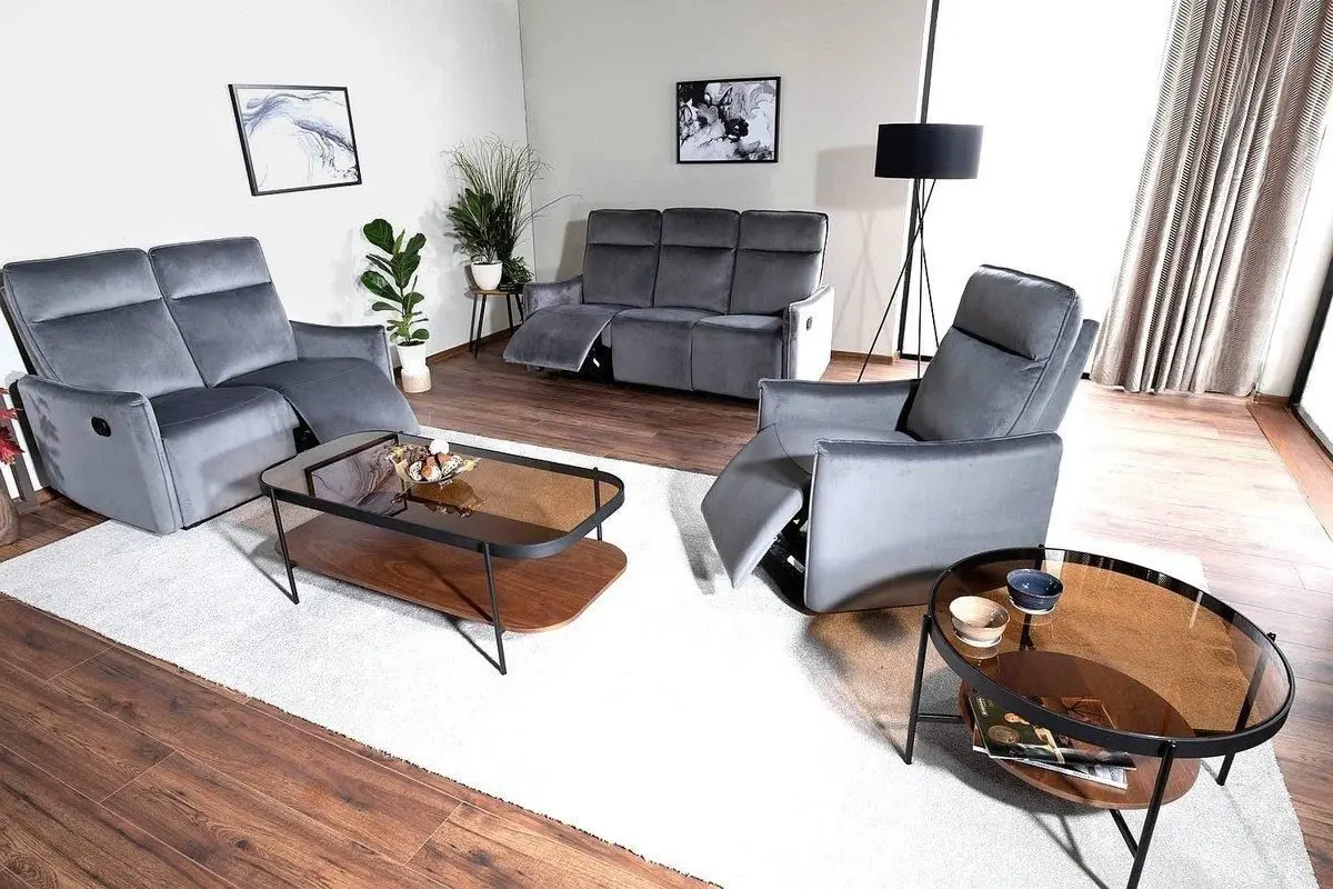 Masa pentru reviste Signal Prima B (Walnut/Amber/Black)