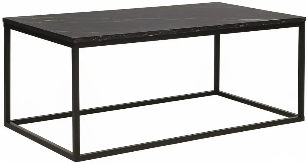 Masa pentru reviste Signal Rossi A (Black Marble/Black)