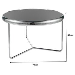 Masa pentru reviste Signal Scarlet (Black/Chrome) Thumb