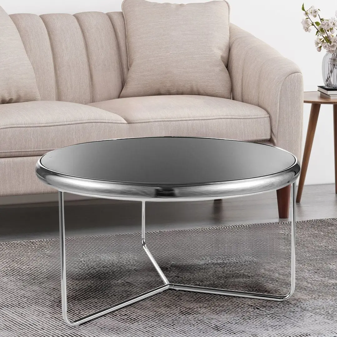 Masa pentru reviste Signal Scarlet (Black/Chrome)