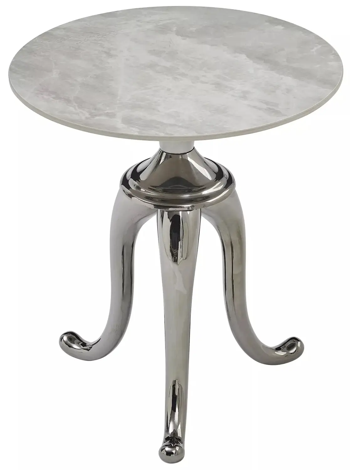 Masa pentru reviste Signal Snake (White Marble/Silver)