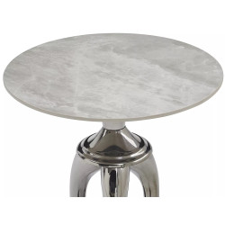 Masa pentru reviste Signal Snake (White Marble/Silver) Thumb