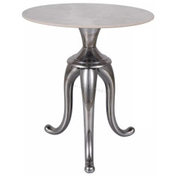 Masa pentru reviste Signal Snake (White Marble/Silver)