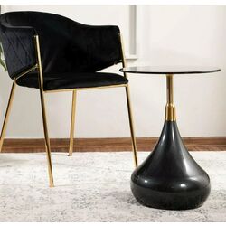 Masa pentru reviste Signal Taurus (Black/Gold)