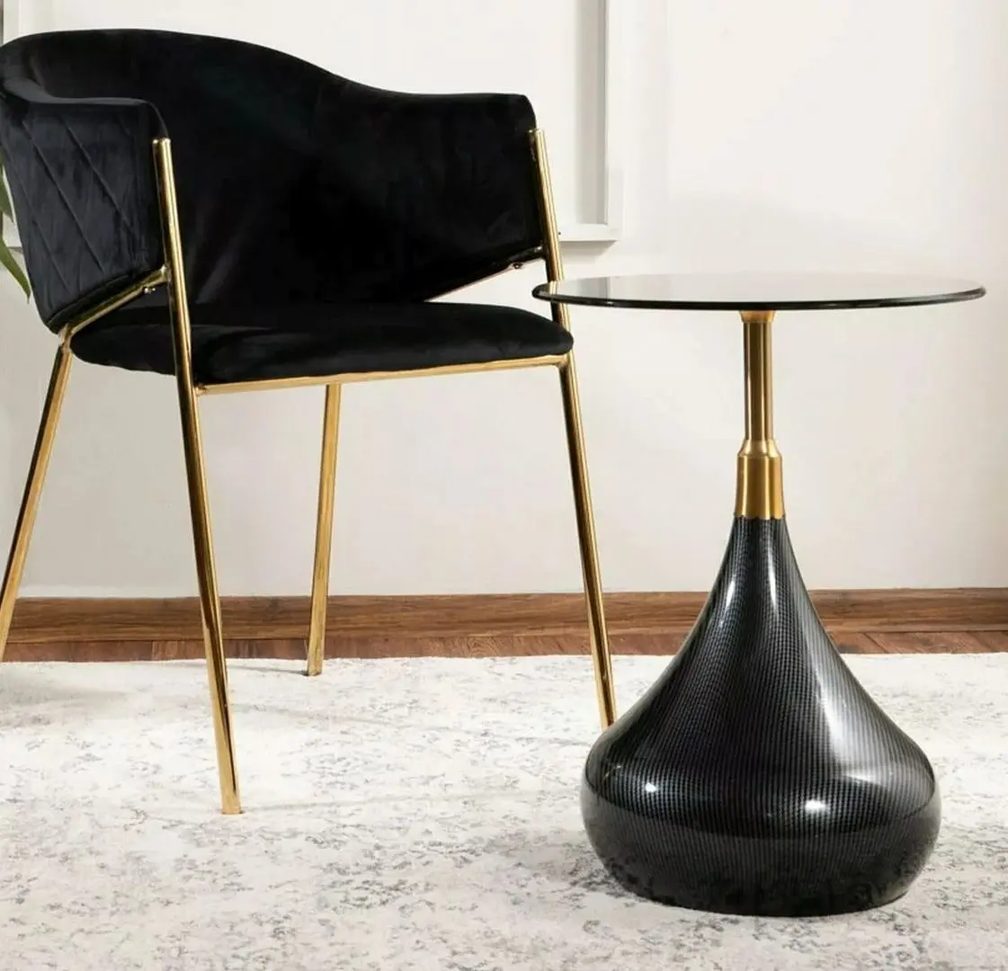 Masa pentru reviste Signal Taurus (Black/Gold)