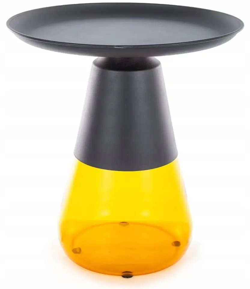 Masa pentru reviste Signal Tiffany A (Black Matt/Orange) - 2