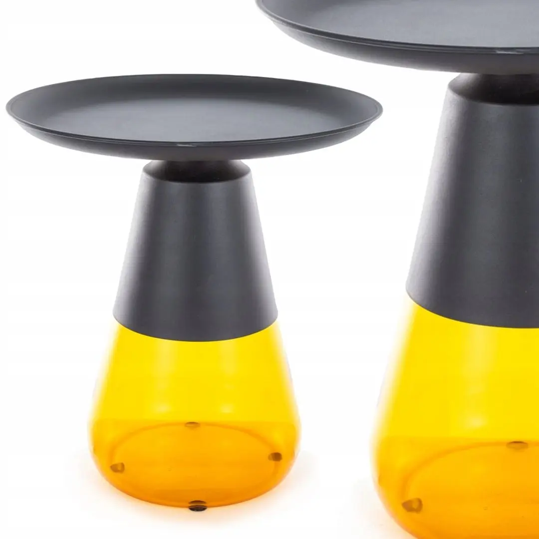 Masa pentru reviste Signal Tiffany A (Black Matt/Orange) - 3