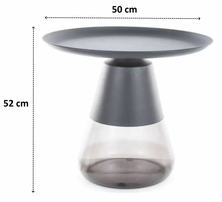 Masa pentru reviste Signal Tiffany A (Black)