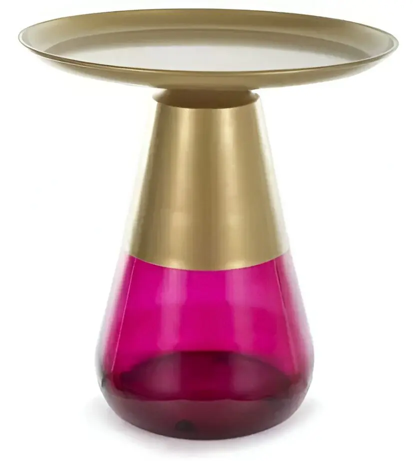 Masa pentru reviste Signal Tiffany A (Gold/Purple)