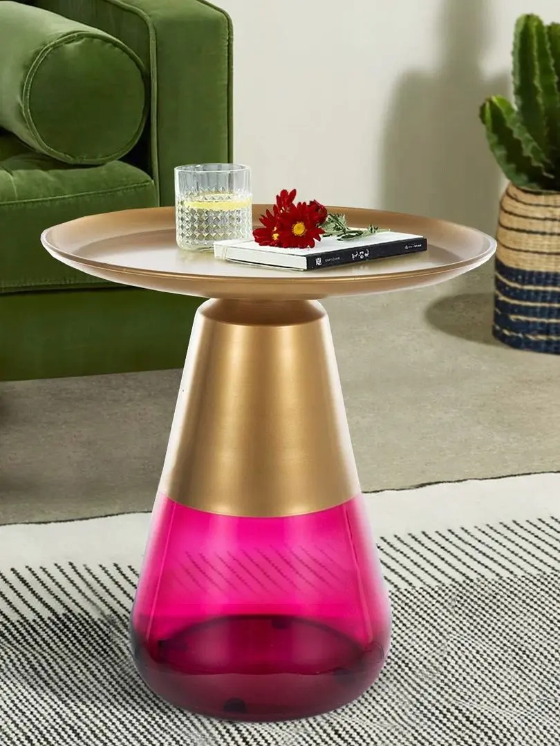 Masa pentru reviste Signal Tiffany A (Gold/Purple)