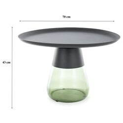 Журнальный столик Signal Tiffany B (Black/Green) Thumb