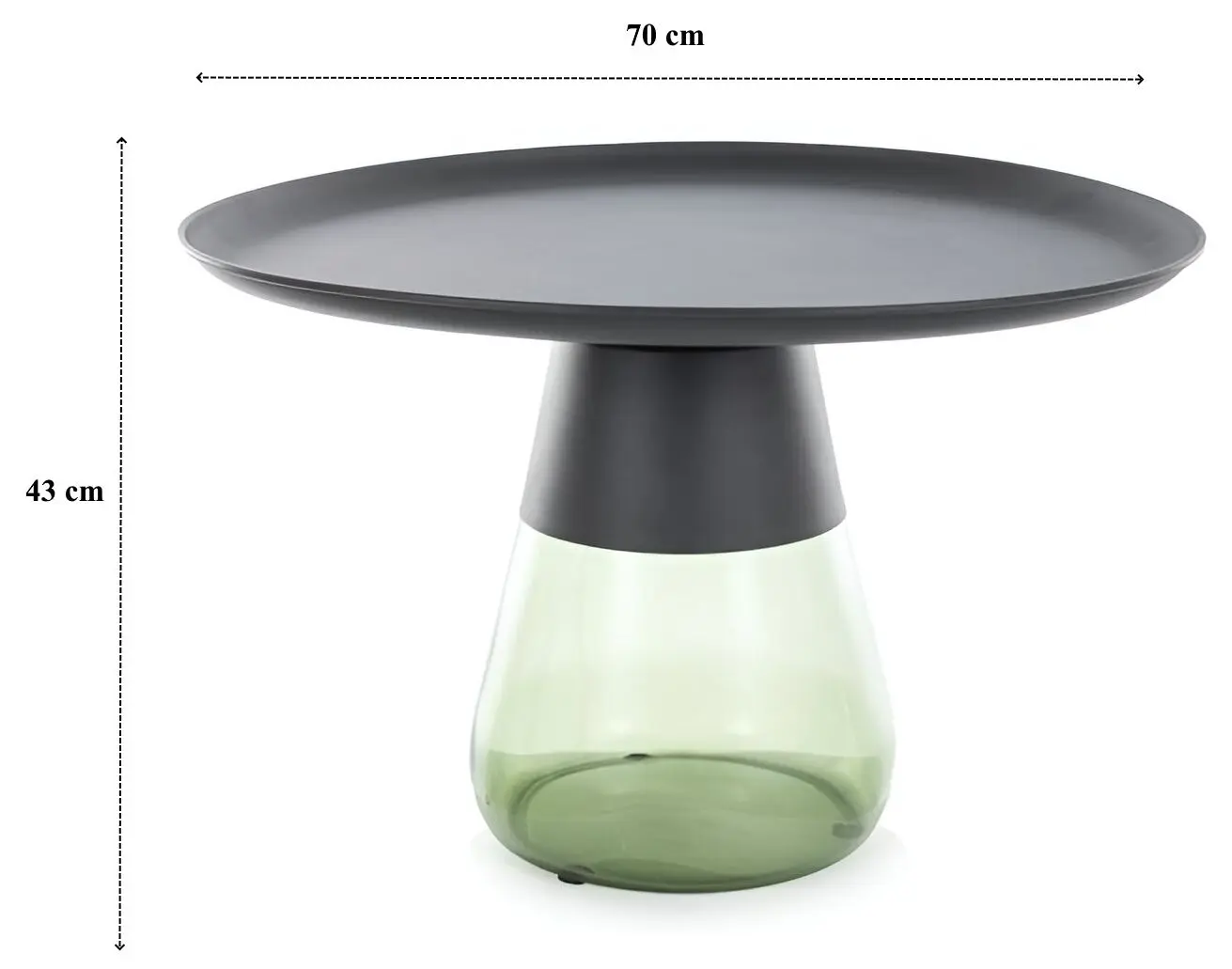 Журнальный столик Signal Tiffany B (Black/Green)