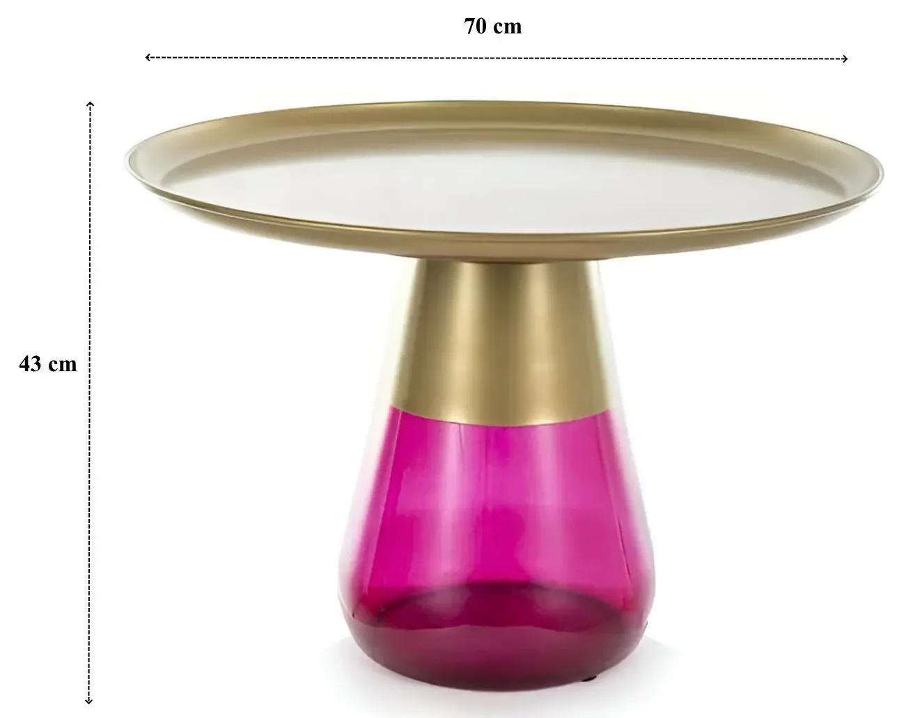 Masa pentru reviste Signal Tiffany B (Black/Purple)