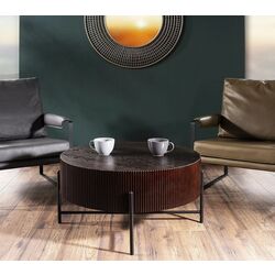 Masa pentru reviste Signal Tuca (Dark Walnut/Black)