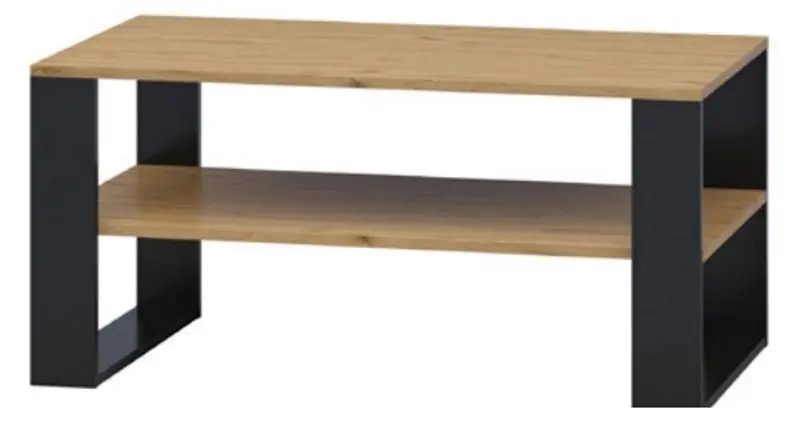 Masa pentru reviste Sokme Old Vud (Craft Oak Gold/Black)