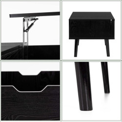 Masa pentru reviste Springos HF0067 (Black) Thumb