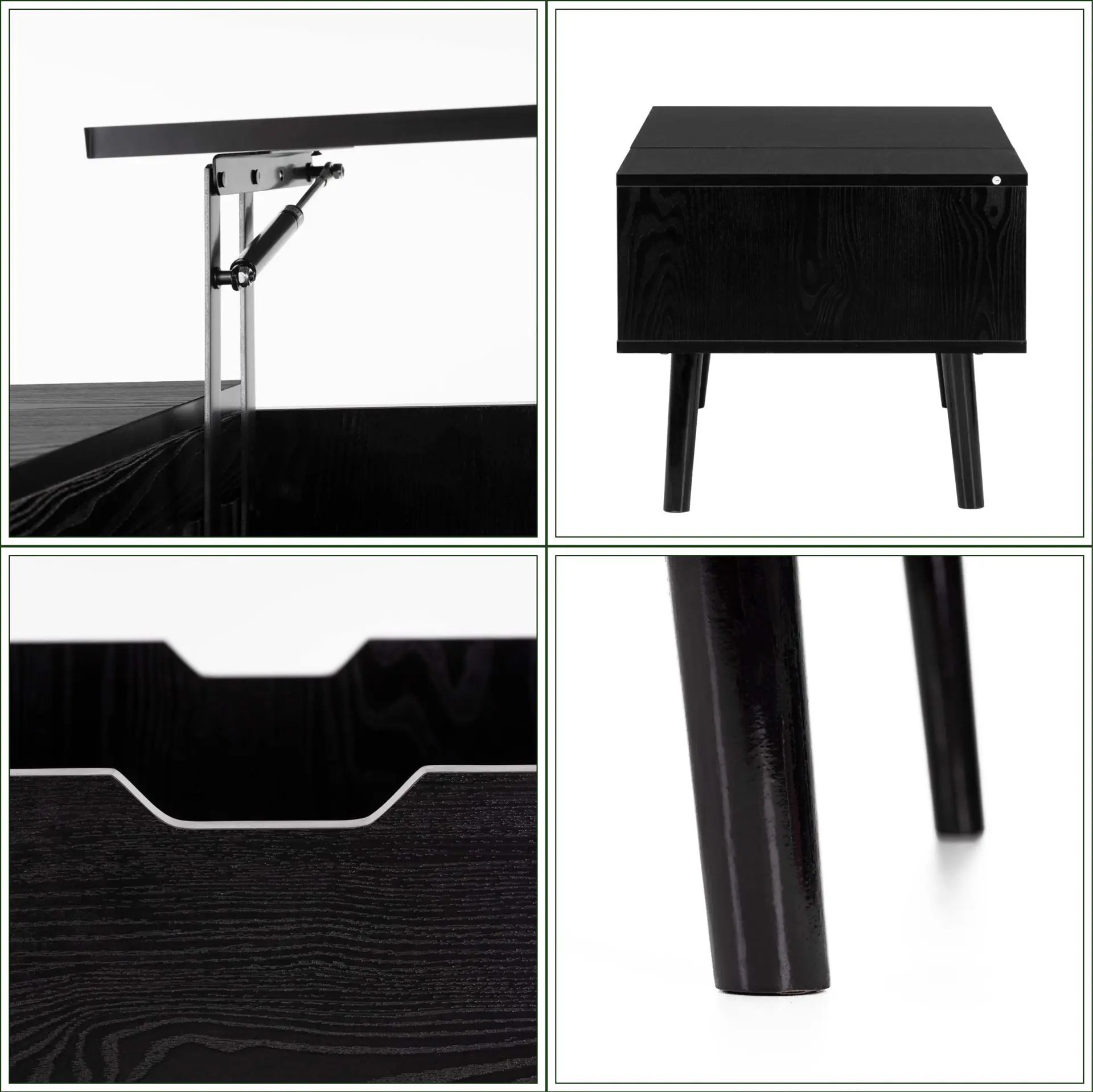 Masa pentru reviste Springos HF0067 (Black) - 6