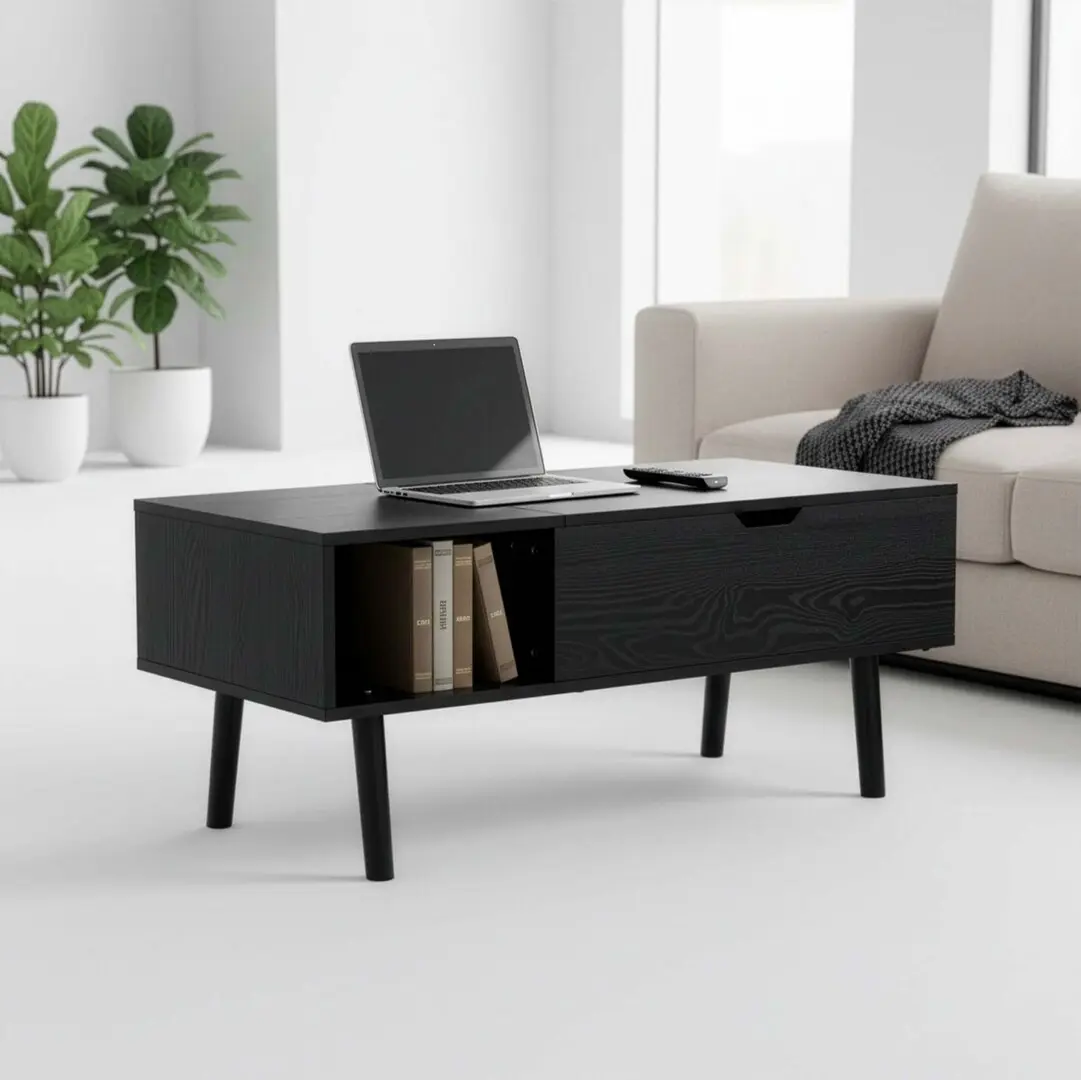 Masa pentru reviste Springos HF0067 (Black)