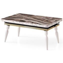 Журнальный столик-трансформер Studio Casa Smart Living Coffee & Dining (Marble/White) Thumb