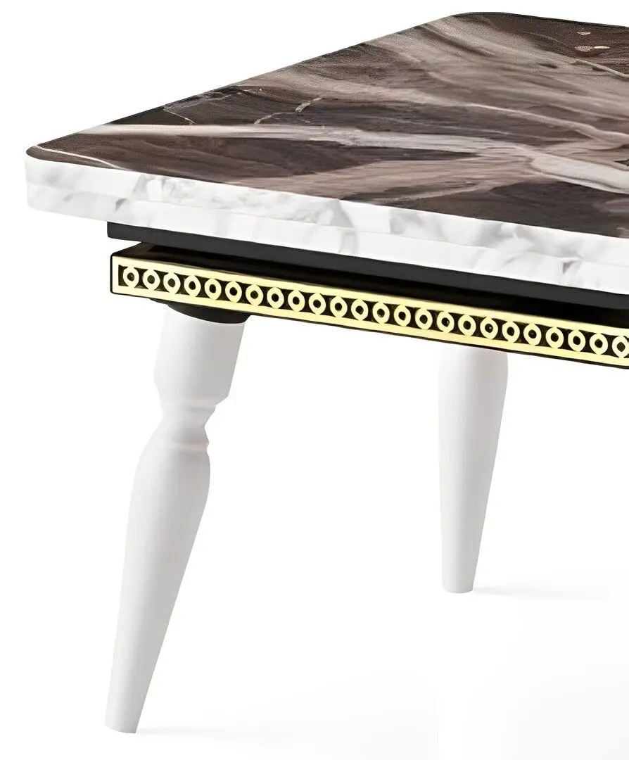 Журнальный столик-трансформер Studio Casa Smart Living Coffee & Dining (Marble/White) - 3