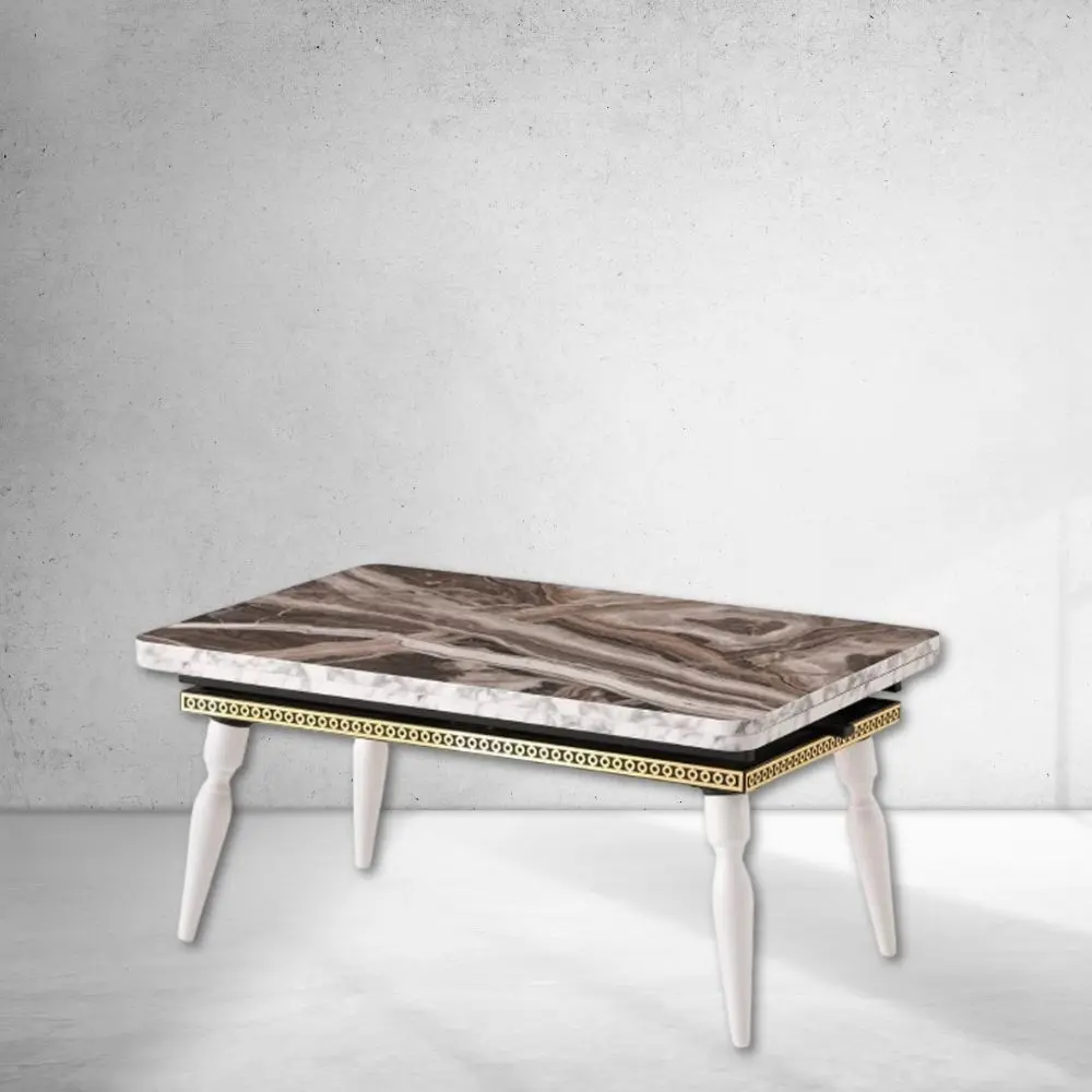 Журнальный столик-трансформер Studio Casa Smart Living Coffee & Dining (Marble/White)