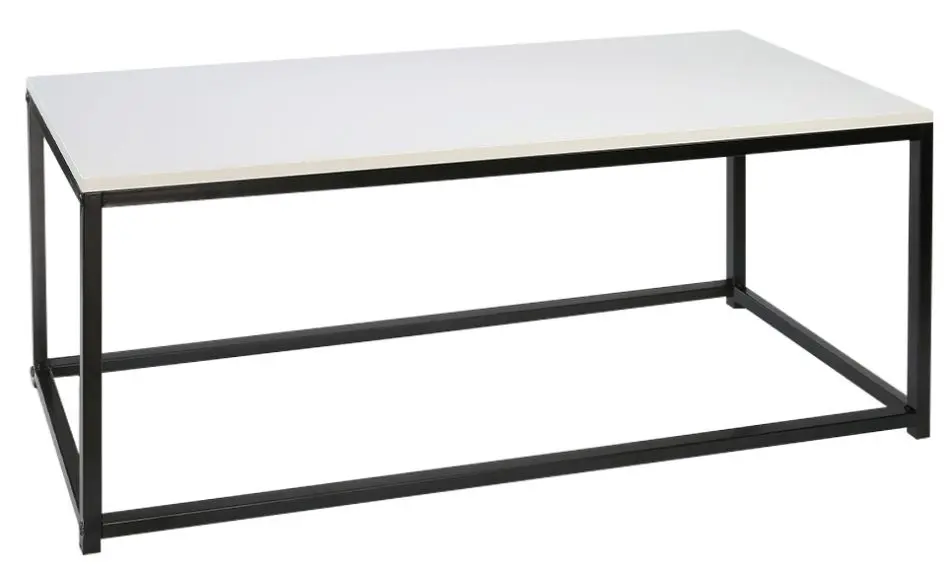 Set mese pentru reviste Tempo Kondela Kastler New Typ 2 (White Matt/Black)